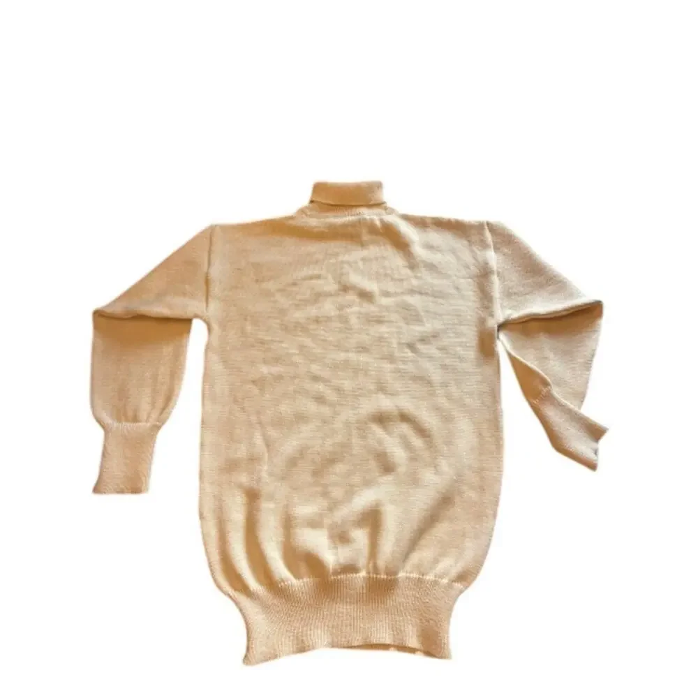 Niffi Sweater Mens XL 100% Pure New Wool Turtleneck Made England‎ Knit Fisherman